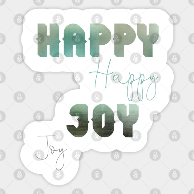 Happy happy joy joy Sticker by artsytee